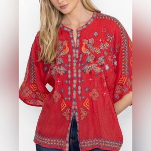 Johnny Was "Brony‎ Blouse" Size Small